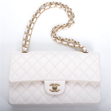 small white chanel bag|chanel small bag with price.